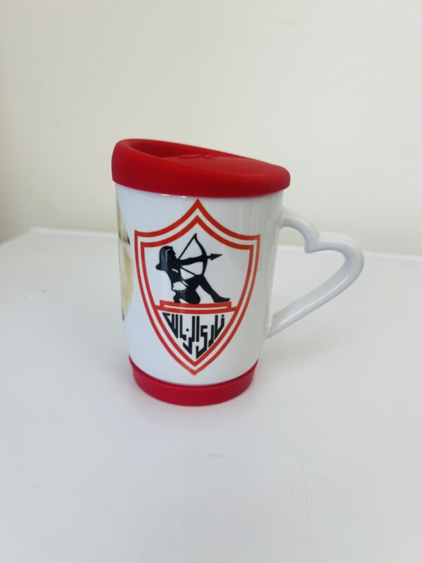 ⁦اكواب بشعار نادي الزمالك⁩ - الصورة ⁦4⁩
